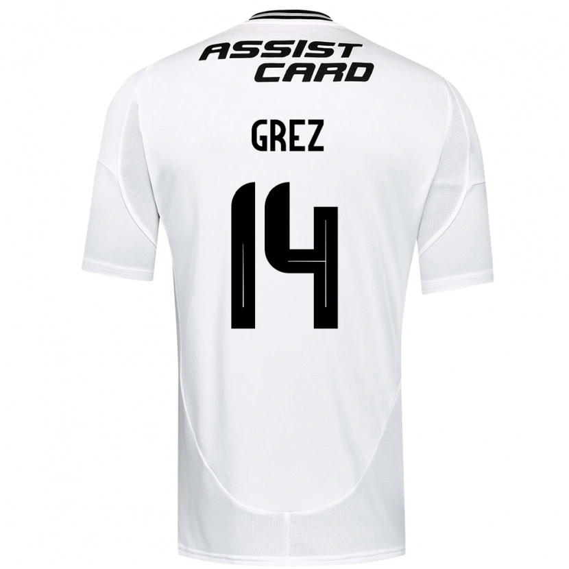 Danxen Dámské Javiera Grez #14 Černá Bílá Domů Hráčské Dresy 2025/26 Dres