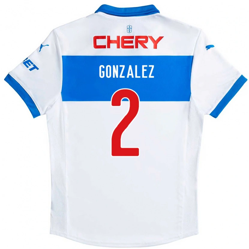 Danxen Dámské Daniel González #2 Královská Modrá Bílá Domů Hráčské Dresy 2025/26 Dres