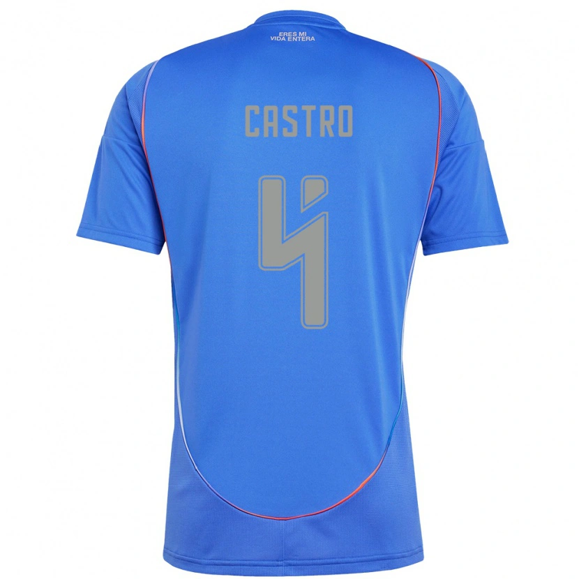 Danxen Dámské José Ignacio Castro #4 Oranžová Červená Domů Hráčské Dresy 2025/26 Dres