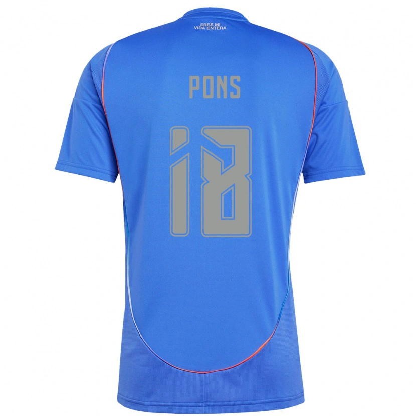 Danxen Dámské Luciano Pons #18 Oranžová Červená Domů Hráčské Dresy 2025/26 Dres
