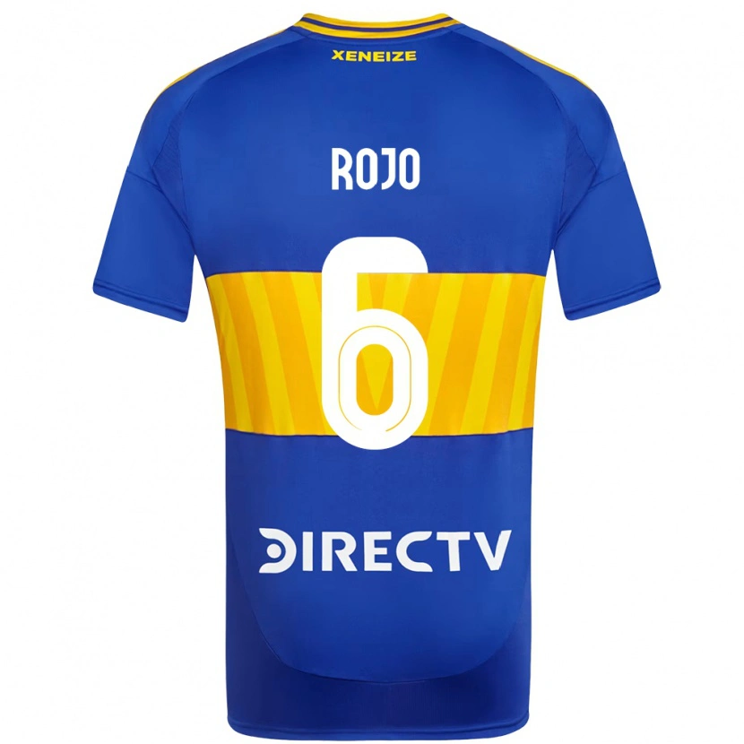 Danxen Dámské Marcos Rojo #6 Bílá Modrá Domů Hráčské Dresy 2025/26 Dres