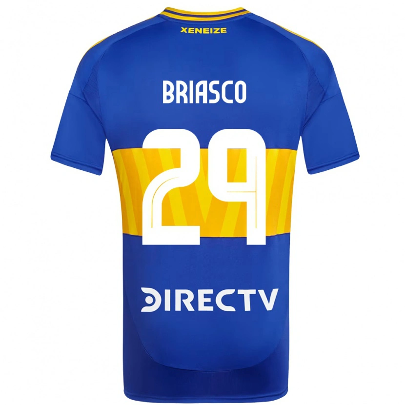 Danxen Dámské Norberto Briasco #29 Bílá Modrá Domů Hráčské Dresy 2025/26 Dres