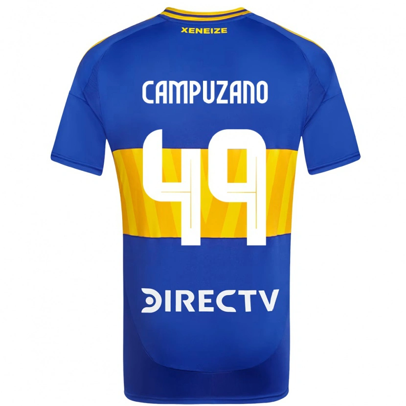 Danxen Dámské Jorman Campuzano #49 Bílá Modrá Domů Hráčské Dresy 2025/26 Dres