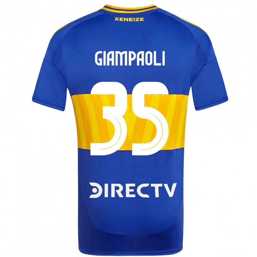 Danxen Dámské Renzo Giampaoli #35 Bílá Modrá Domů Hráčské Dresy 2025/26 Dres