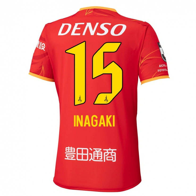 Danxen Dámské Sho Inagaki #15 Bílá Červená Domů Hráčské Dresy 2025/26 Dres