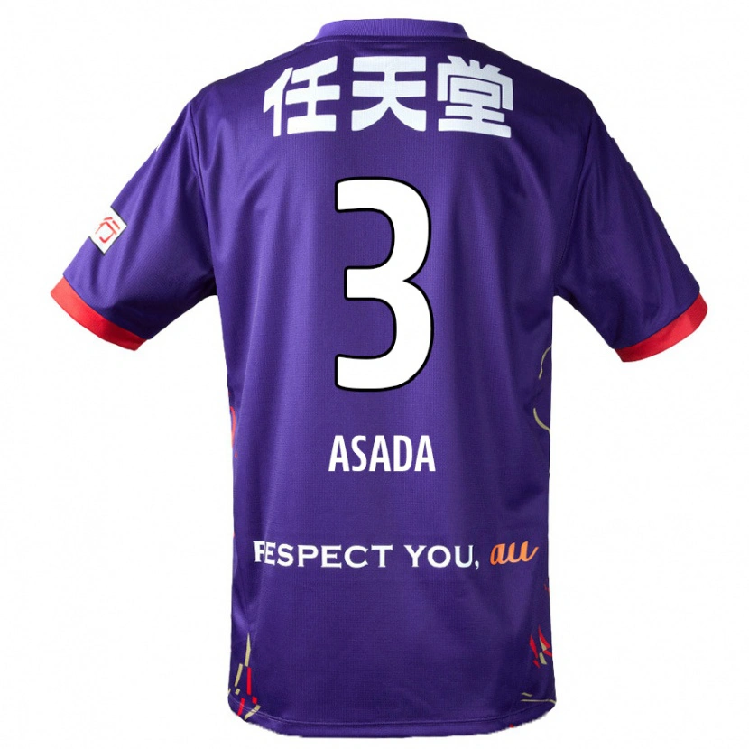 Danxen Dámské Shogo Asada #3 Bílá Fialová Černá Domů Hráčské Dresy 2025/26 Dres