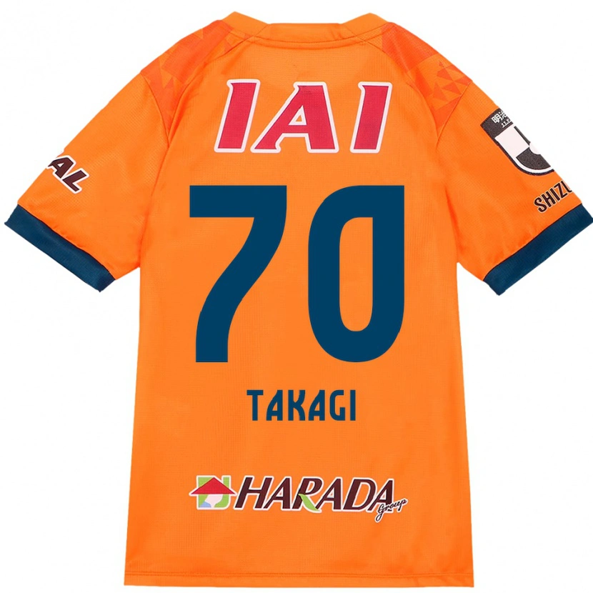 Danxen Dámské Sen Takagi #70 Oranžová Červená Domů Hráčské Dresy 2025/26 Dres