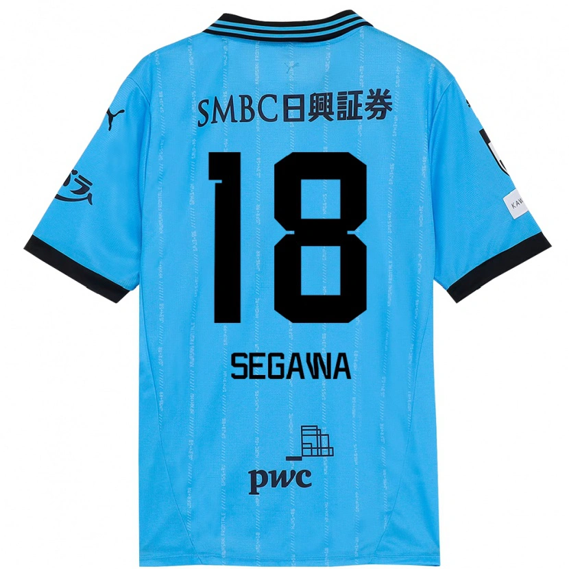 Danxen Dámské Yusuke Segawa #18 Bílá Nebesky Modrá Domů Hráčské Dresy 2025/26 Dres