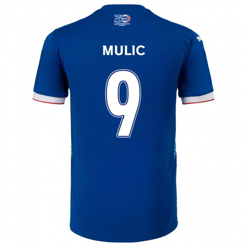 Danxen Dámské Fejsal Mulic #9 Bílá Královská Modrá Domů Hráčské Dresy 2025/26 Dres