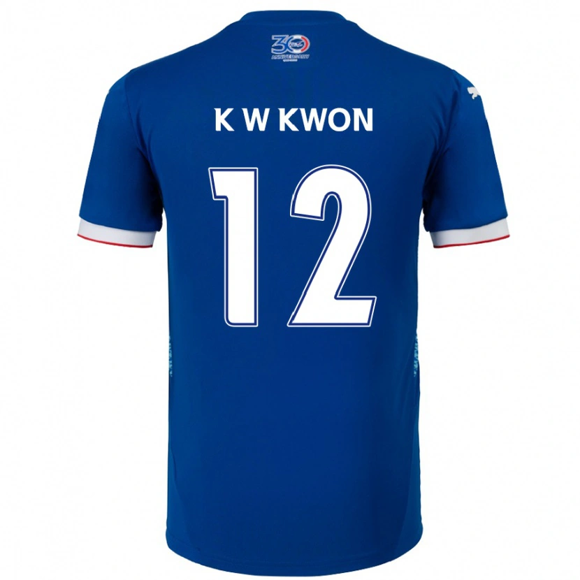 Danxen Dámské Wan-Kyu Kwon #12 Bílá Královská Modrá Domů Hráčské Dresy 2025/26 Dres