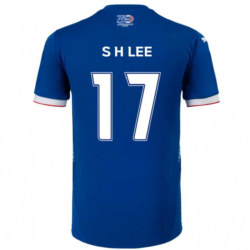 Danxen Dámské Hyun-Seo Lee #17 Bílá Královská Modrá Domů Hráčské Dresy 2025/26 Dres