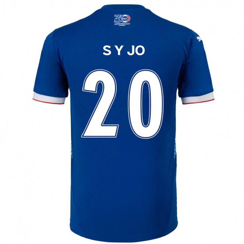 Danxen Dámské Yun-Seong Jo #20 Bílá Královská Modrá Domů Hráčské Dresy 2025/26 Dres