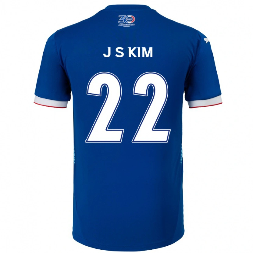 Danxen Dámské Sang-Jun Kim #22 Bílá Královská Modrá Domů Hráčské Dresy 2025/26 Dres