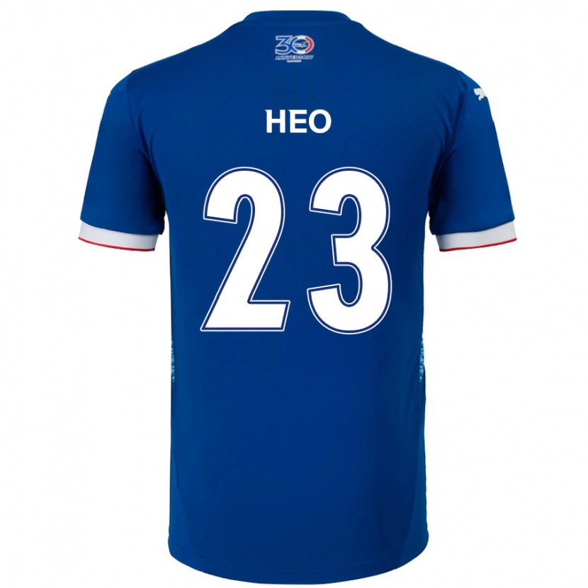 Danxen Dámské Hwan Heo #23 Bílá Královská Modrá Domů Hráčské Dresy 2025/26 Dres
