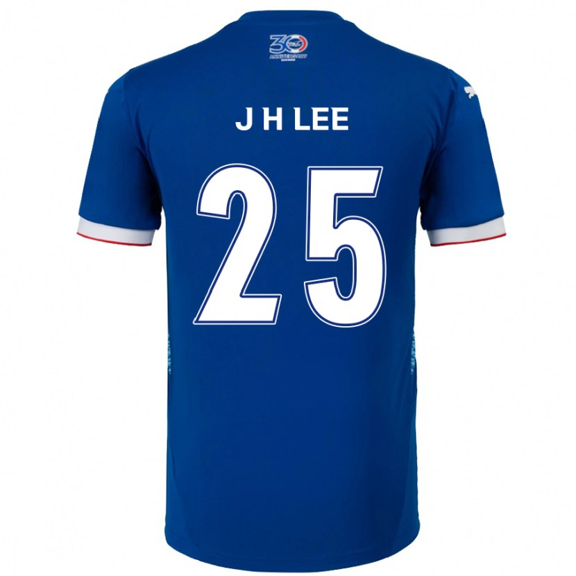 Danxen Dámské Jin-Hyuk Lee #25 Bílá Královská Modrá Domů Hráčské Dresy 2025/26 Dres