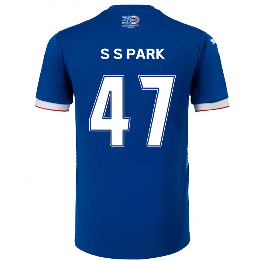 Danxen Dámské Seung-Soo Park #47 Bílá Královská Modrá Domů Hráčské Dresy 2025/26 Dres