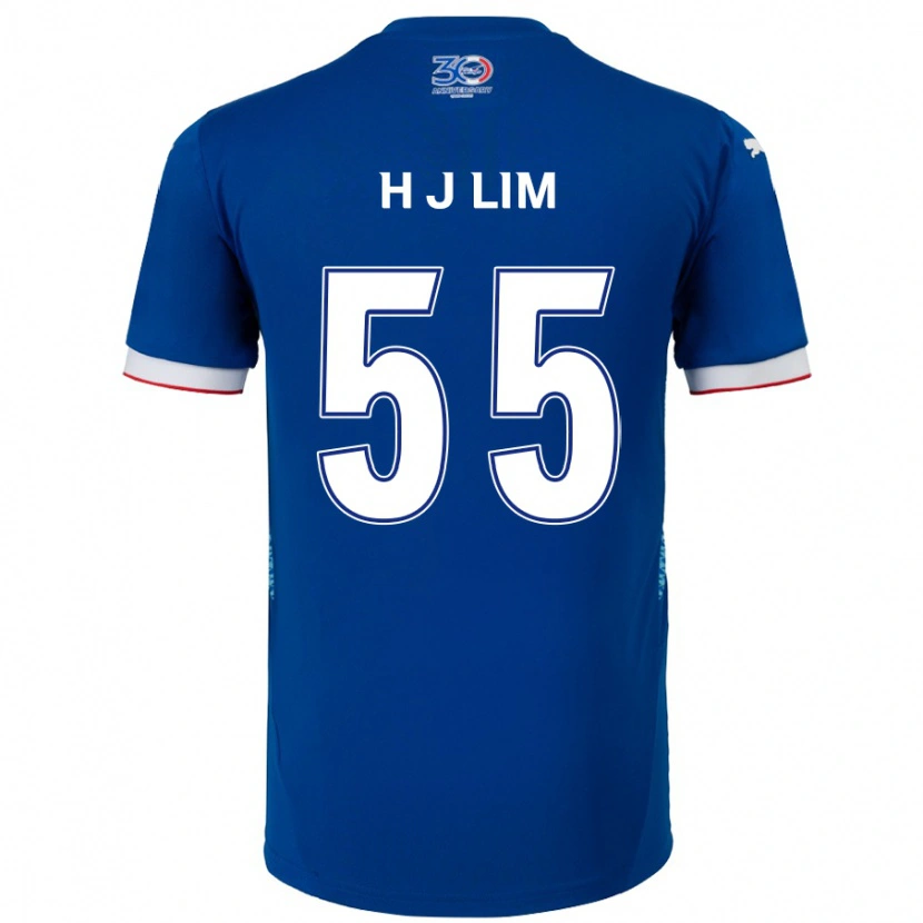Danxen Dámské Ji-Hoon Lim #55 Bílá Královská Modrá Domů Hráčské Dresy 2025/26 Dres