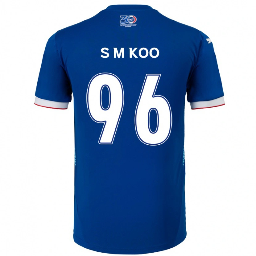 Danxen Dámské Min-Seo Koo #96 Bílá Královská Modrá Domů Hráčské Dresy 2025/26 Dres
