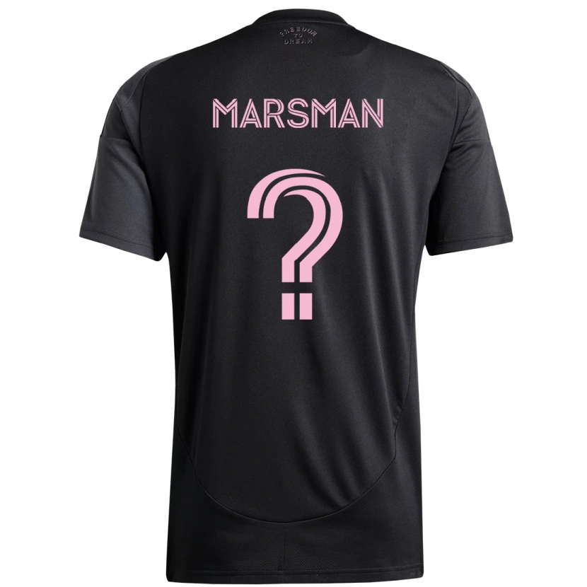 Danxen Dámské Nick Marsman #0 Růžová Černá Daleko Hráčské Dresy 2025/26 Dres