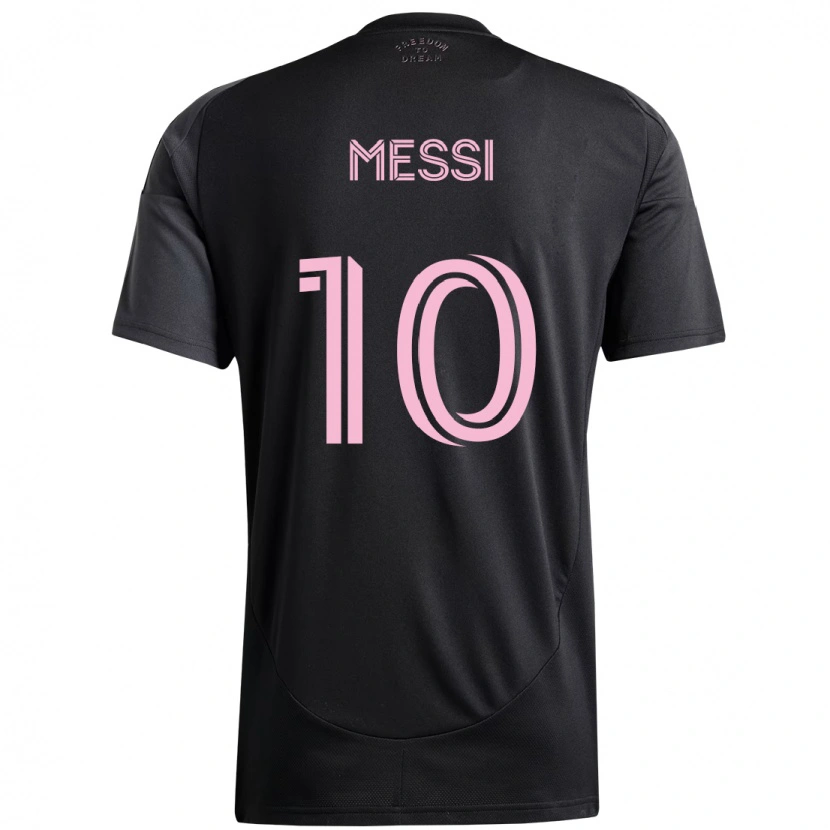 Danxen Dámské Lionel Messi #10 Růžová Černá Daleko Hráčské Dresy 2025/26 Dres