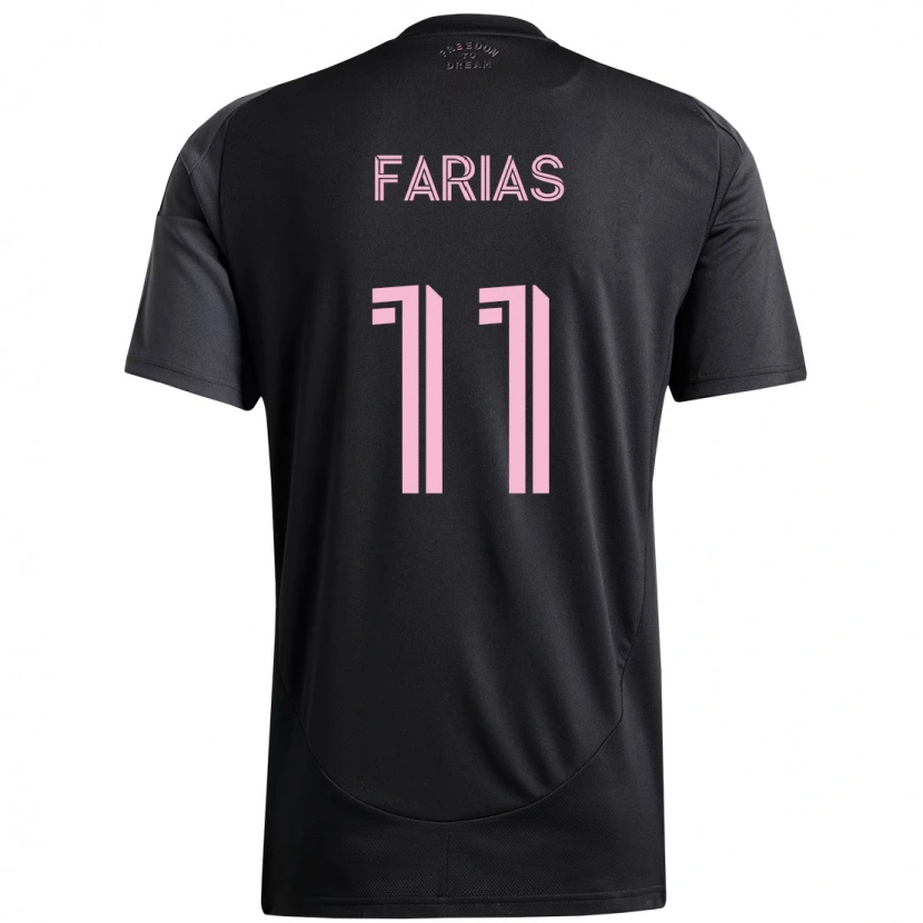 Danxen Dámské Facundo Farías #11 Růžová Černá Daleko Hráčské Dresy 2025/26 Dres