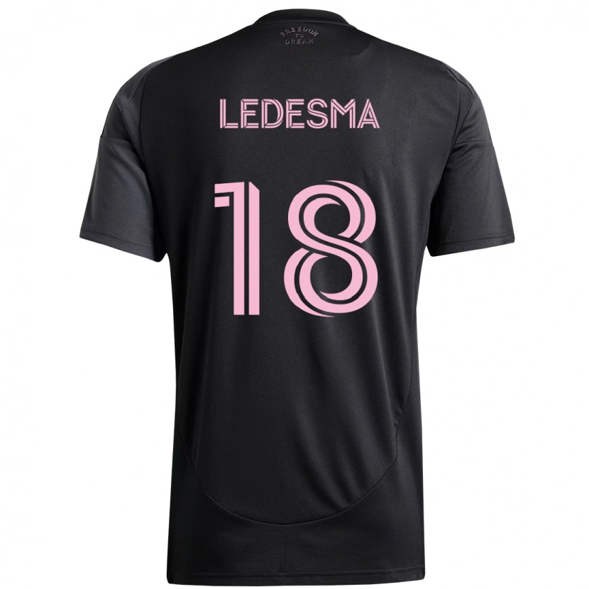Danxen Dámské Santiago Ledesma #18 Růžová Černá Daleko Hráčské Dresy 2025/26 Dres