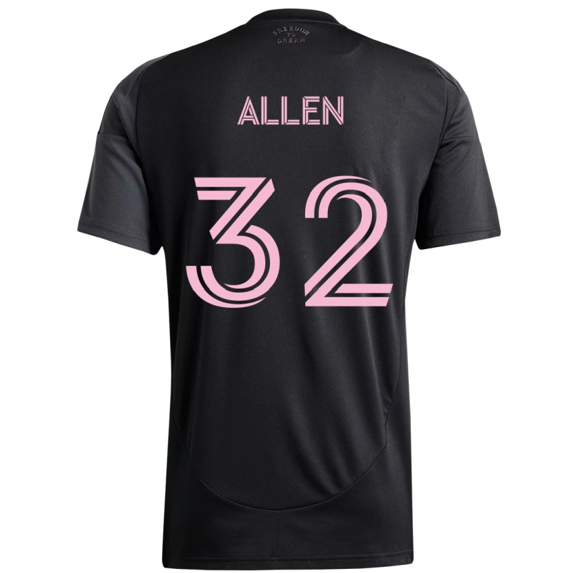 Danxen Dámské Noah Allen #32 Růžová Černá Daleko Hráčské Dresy 2025/26 Dres