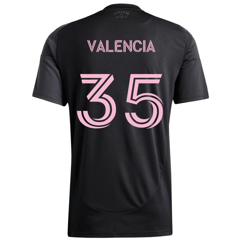 Danxen Dámské Felipe Valencia #35 Růžová Černá Daleko Hráčské Dresy 2025/26 Dres