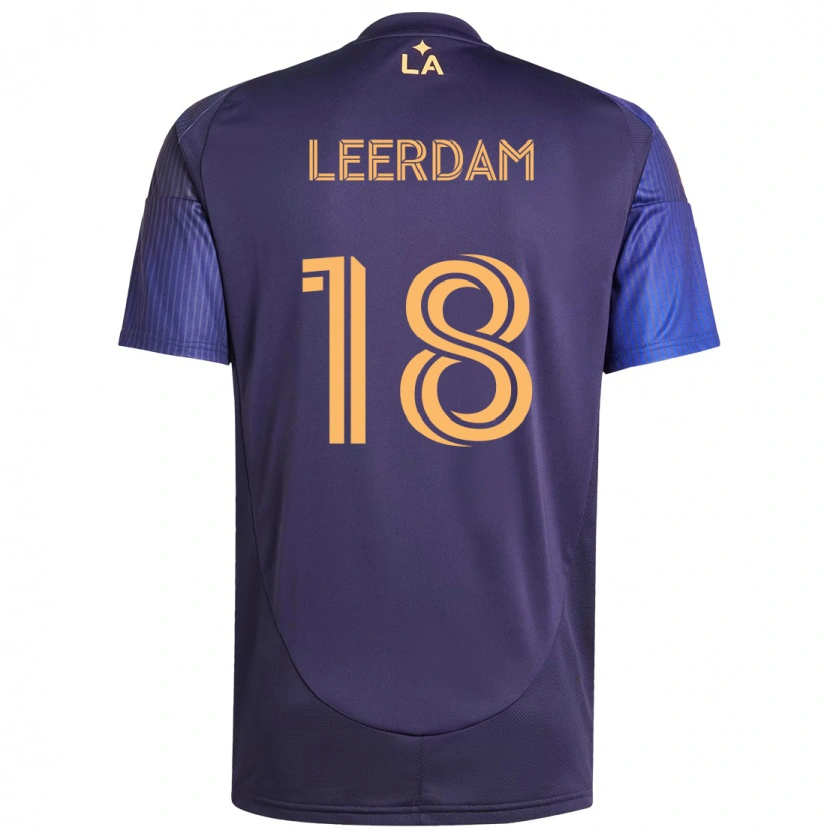 Danxen Dámské Kelvin Leerdam #18 Bílá Žlutá Daleko Hráčské Dresy 2025/26 Dres