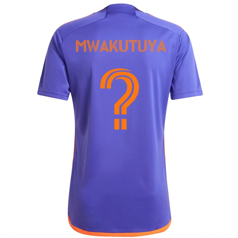 Danxen Dámské Isaac Mwakutuya #0 Oranžová Bílá Daleko Hráčské Dresy 2025/26 Dres