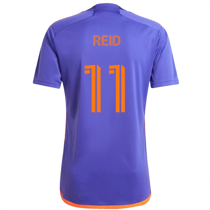 Danxen Dámské Isaiah Reid #11 Oranžová Bílá Daleko Hráčské Dresy 2025/26 Dres