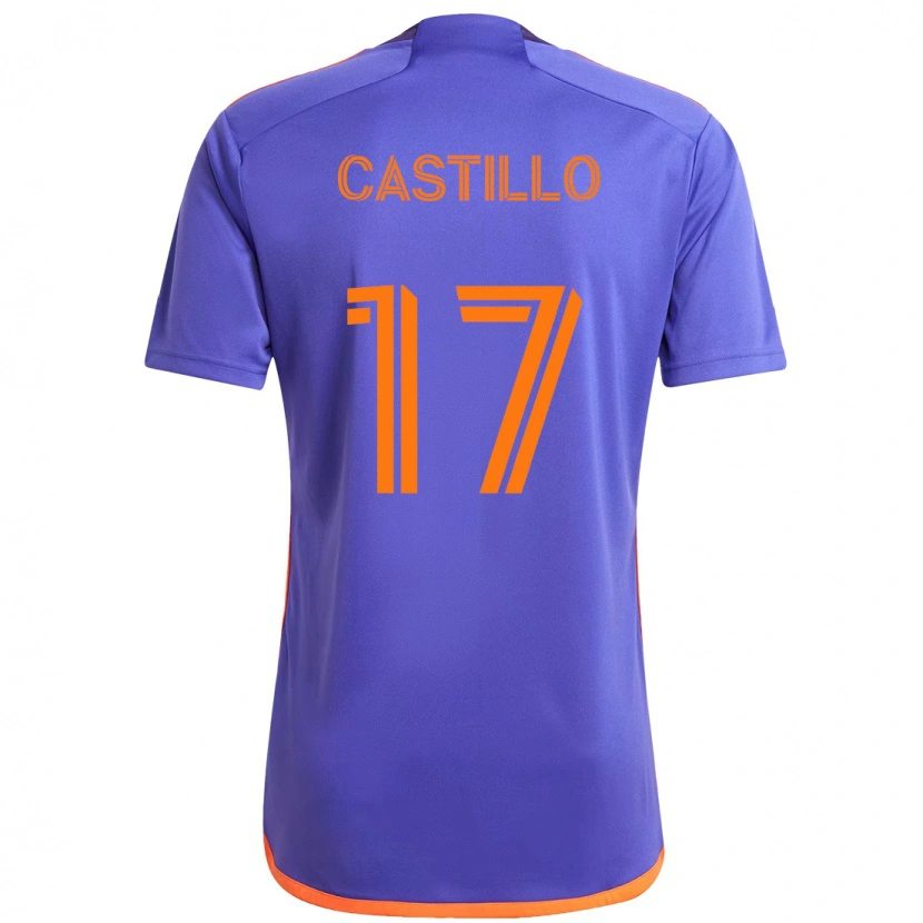 Danxen Dámské Joyner Castillo #17 Oranžová Bílá Daleko Hráčské Dresy 2025/26 Dres