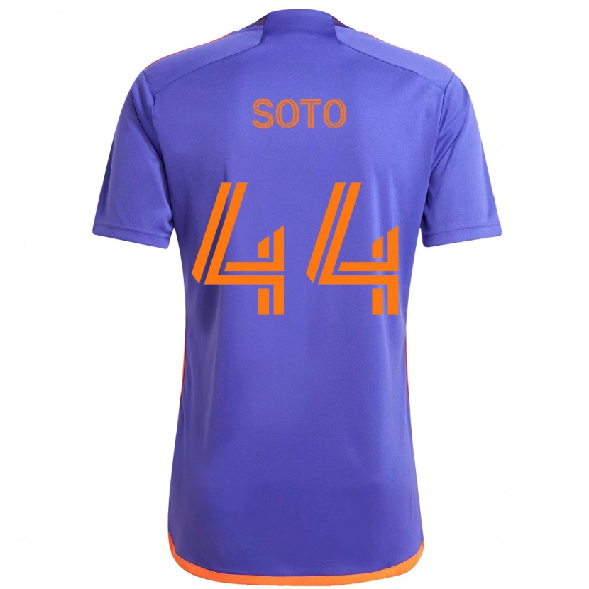 Danxen Dámské Ezekiel Soto #44 Oranžová Bílá Daleko Hráčské Dresy 2025/26 Dres