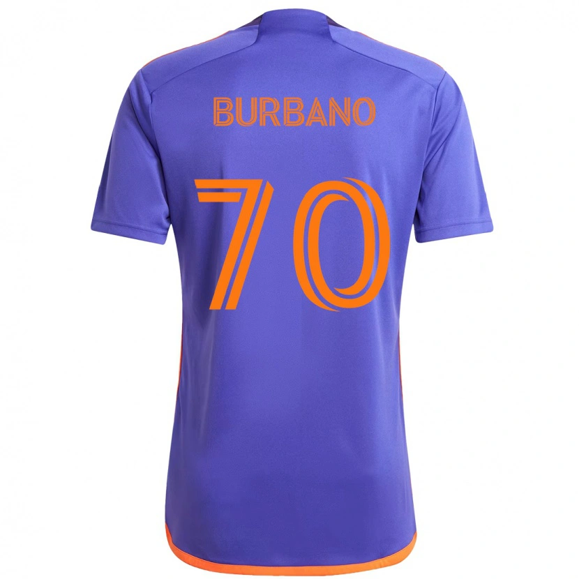 Danxen Dámské Jordy Burbano #70 Oranžová Bílá Daleko Hráčské Dresy 2025/26 Dres