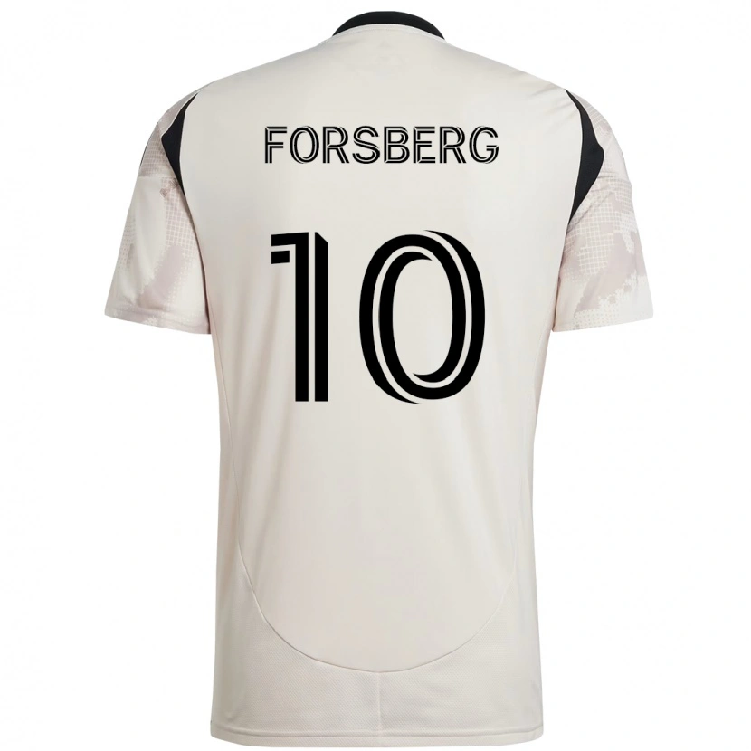 Danxen Dámské Emil Forsberg #10 Červená Černá Daleko Hráčské Dresy 2025/26 Dres