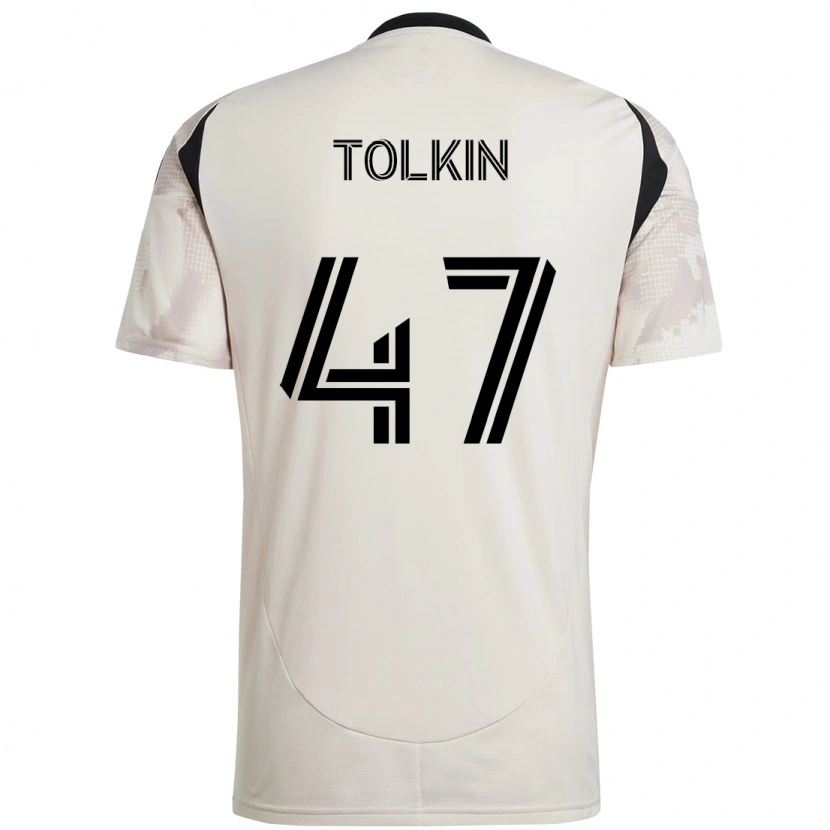 Danxen Dámské John Tolkin #47 Červená Černá Daleko Hráčské Dresy 2025/26 Dres