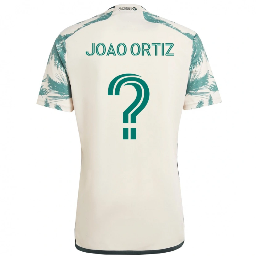 Danxen Dámské Joao Ortiz #0 Černá Hnědá Daleko Hráčské Dresy 2025/26 Dres