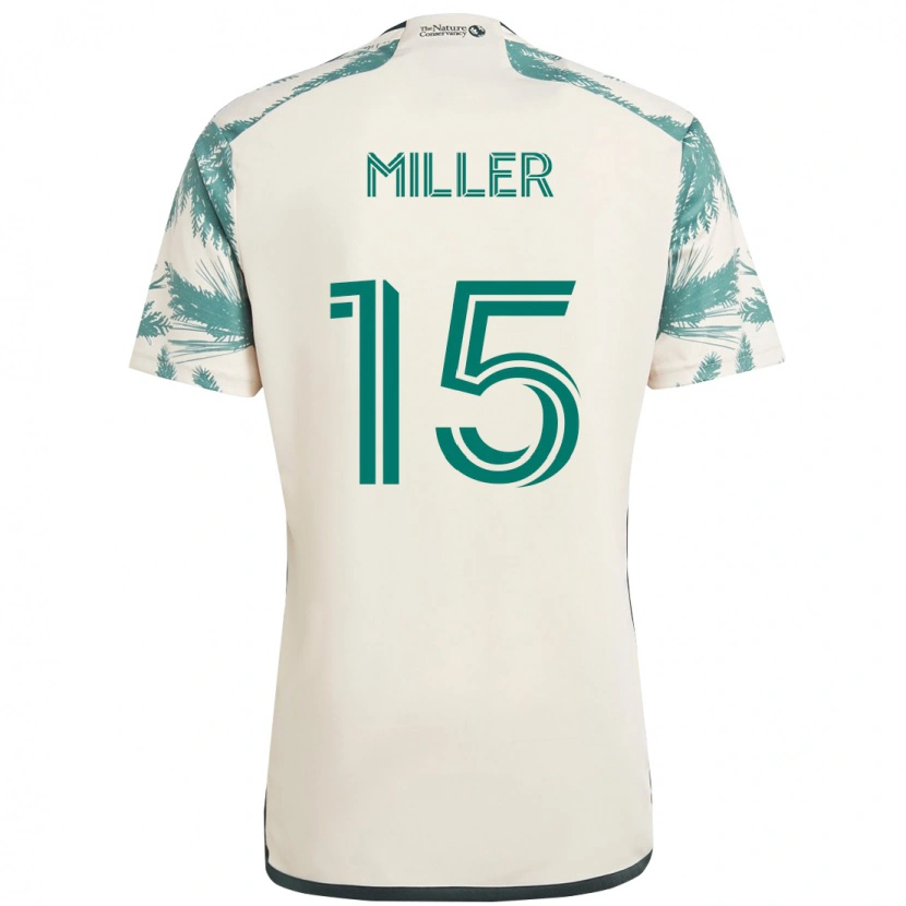 Danxen Dámské Eric Miller #15 Černá Hnědá Daleko Hráčské Dresy 2025/26 Dres