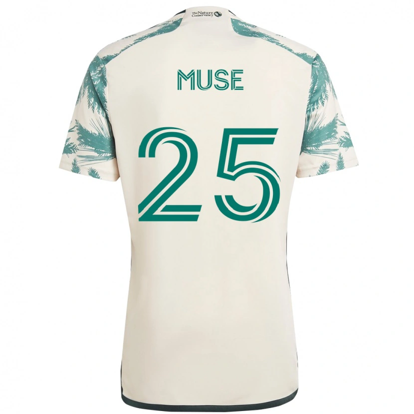 Danxen Dámské Trey Muse #25 Černá Hnědá Daleko Hráčské Dresy 2025/26 Dres