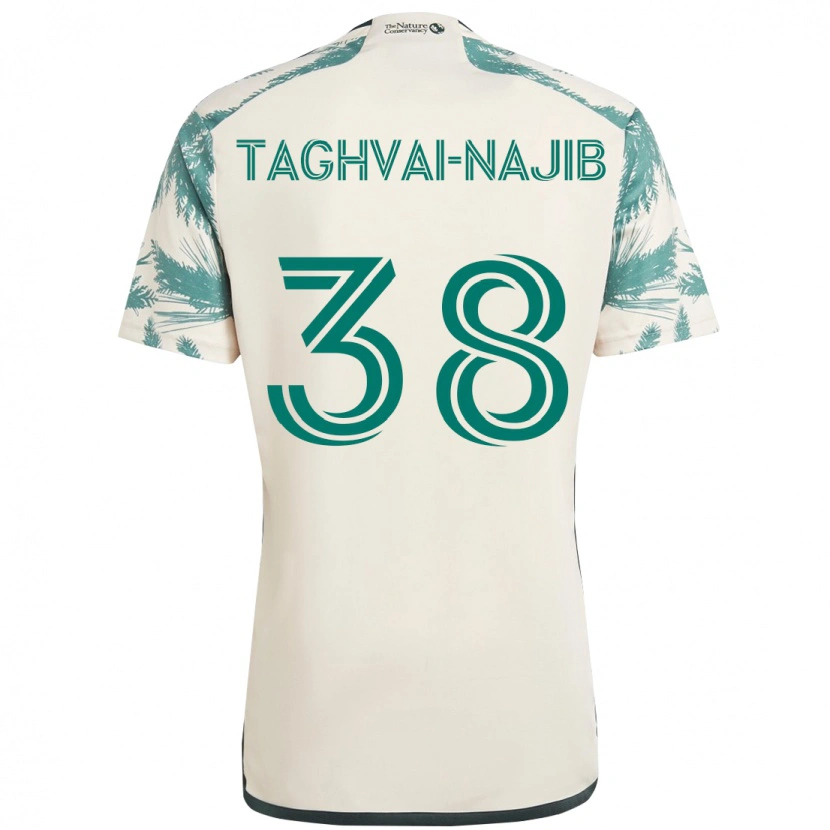 Danxen Dámské Braxton Taghvai-Najib #38 Černá Hnědá Daleko Hráčské Dresy 2025/26 Dres