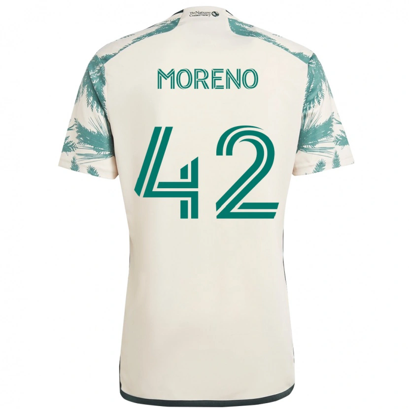 Danxen Dámské Alexis Moreno #42 Černá Hnědá Daleko Hráčské Dresy 2025/26 Dres