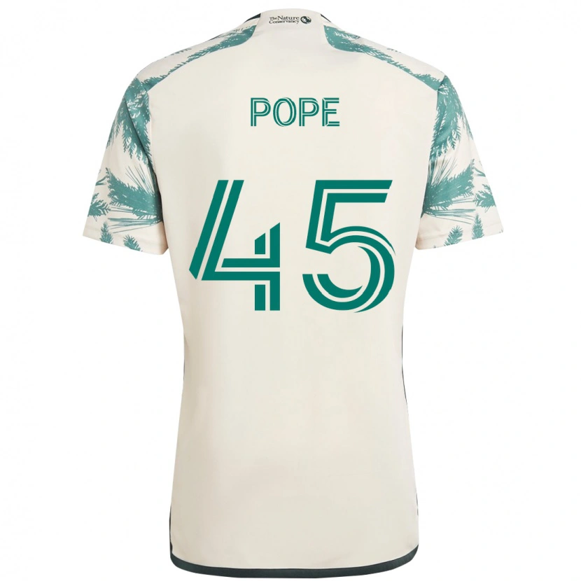 Danxen Dámské Blake Pope #45 Černá Hnědá Daleko Hráčské Dresy 2025/26 Dres