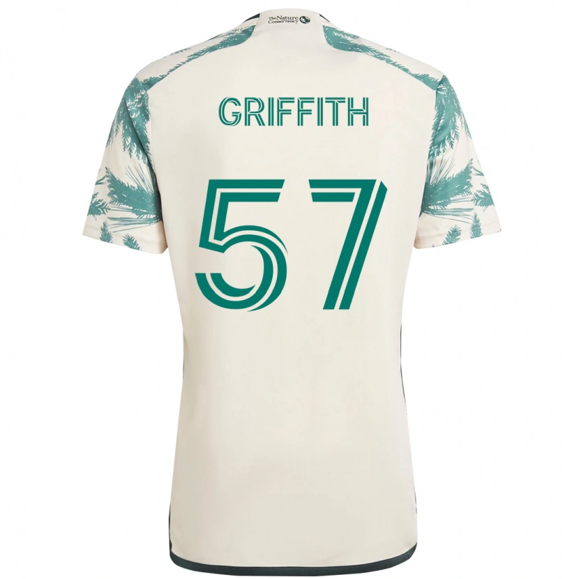 Danxen Dámské Víctor Griffith #57 Černá Hnědá Daleko Hráčské Dresy 2025/26 Dres
