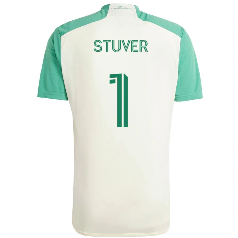 Danxen Dámské Brad Stuver #1 Zelená Černá Daleko Hráčské Dresy 2025/26 Dres