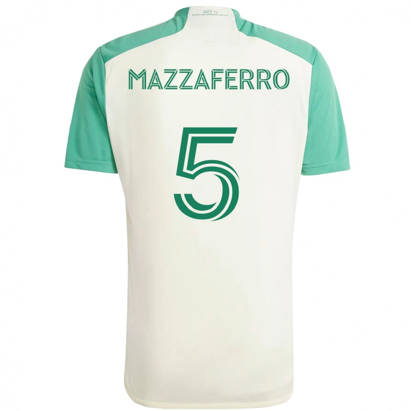 Danxen Dámské Salvatore Mazzaferro #5 Zelená Černá Daleko Hráčské Dresy 2025/26 Dres
