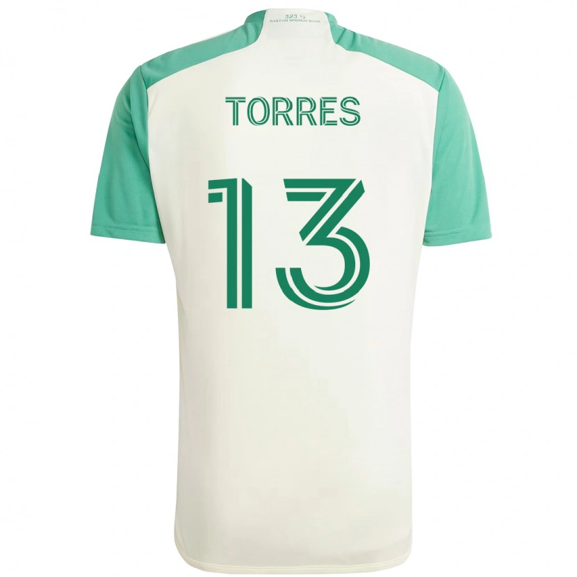 Danxen Dámské Leo Torres #13 Zelená Černá Daleko Hráčské Dresy 2025/26 Dres