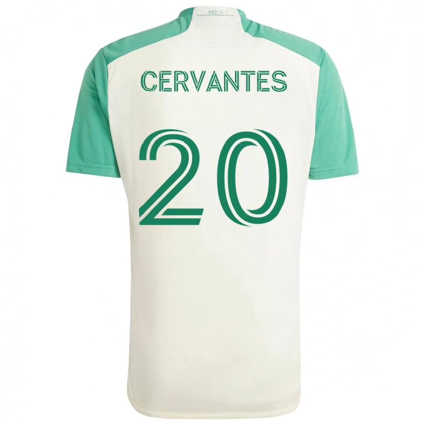 Danxen Dámské Aaron Cervantes #20 Zelená Černá Daleko Hráčské Dresy 2025/26 Dres