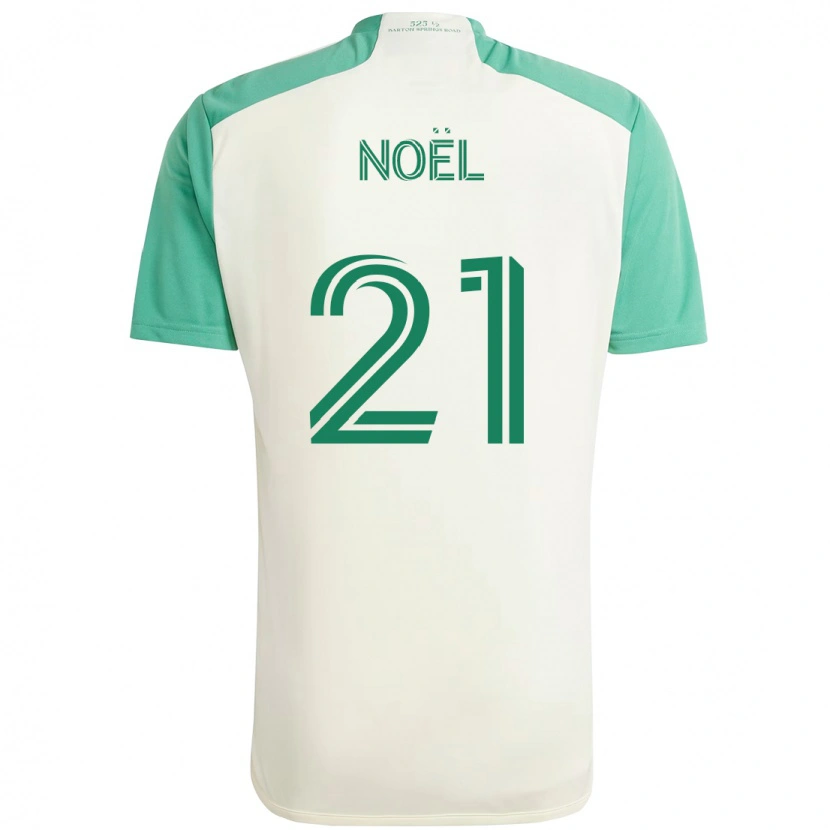 Danxen Dámské Valentin Noël #21 Zelená Černá Daleko Hráčské Dresy 2025/26 Dres