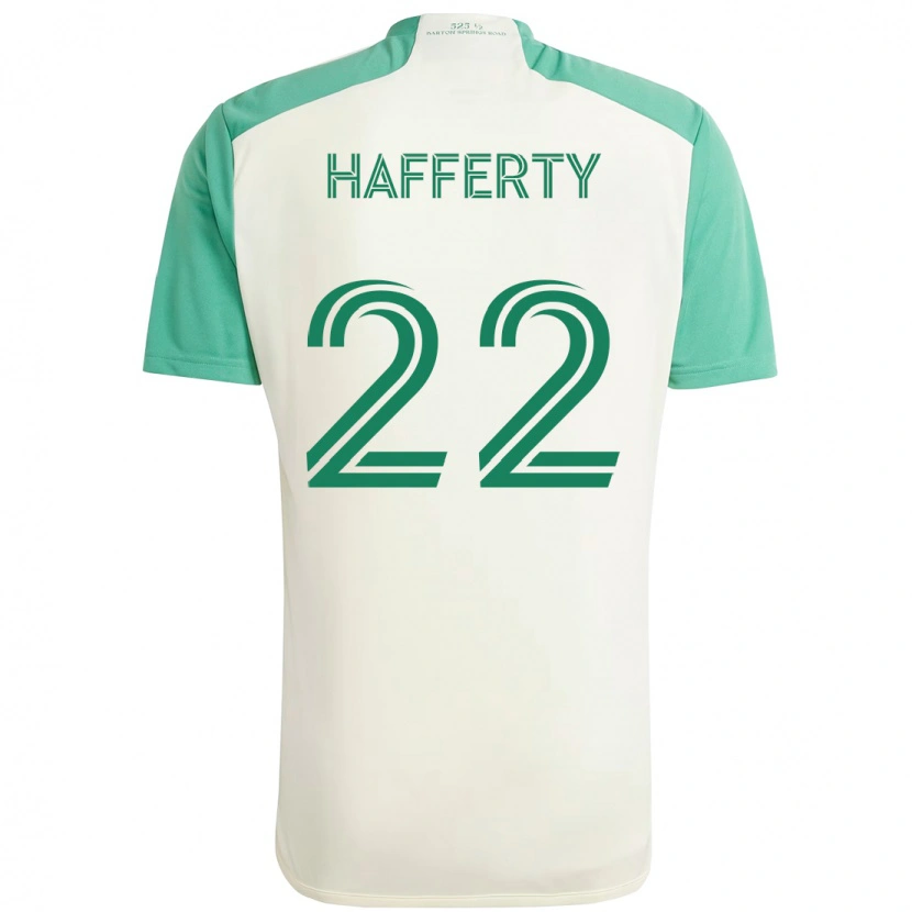 Danxen Dámské Joe Hafferty #22 Zelená Černá Daleko Hráčské Dresy 2025/26 Dres
