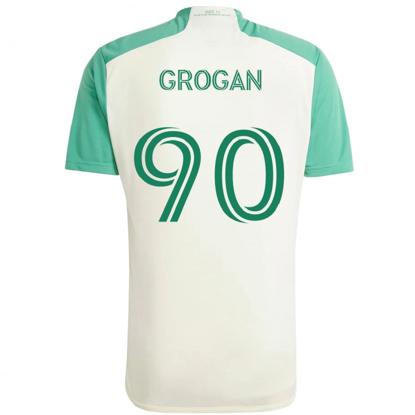 Danxen Dámské Peter Grogan #90 Zelená Černá Daleko Hráčské Dresy 2025/26 Dres